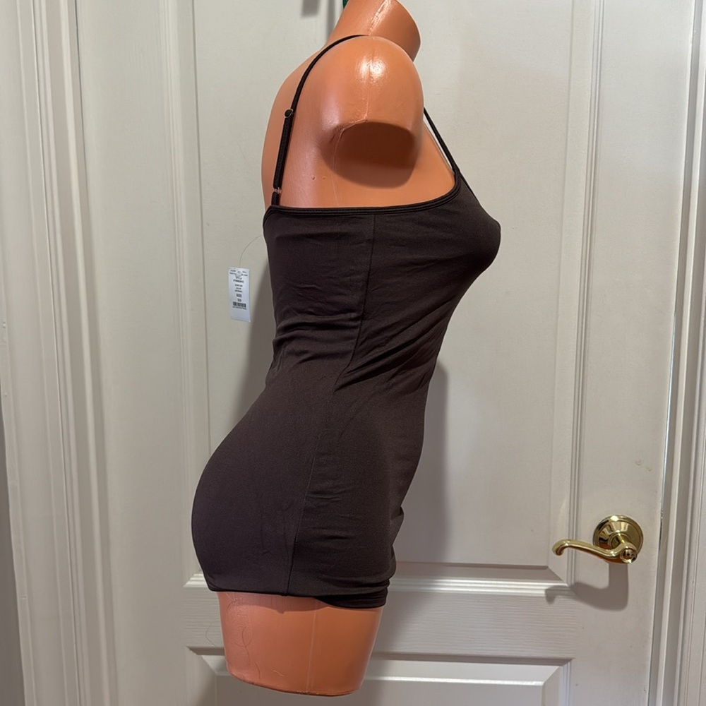 WHBM Essential Scoop Cami XS Extra Small Espresso Brown $30 NWT - Picture 3 of 13